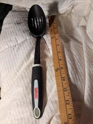 Железный шеф-повар ложка ситечко, шпатель, ковш черный 3 шт. - Изображение 1 из 4