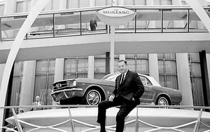 1964 Mustang Worlds Fair Center Henry Ford II  7 x 11  Photograph - Picture 1 of 1