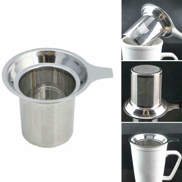 Steel Mesh Tea Infuser Metal Cup Strainer Loose Leaf with d Filter Li K6N6 Photo Related