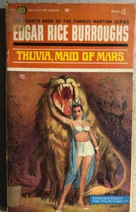 THUVIA, MAID OF MARS by Edgar Rice Burroughs () Ballantine paperback - Picture 1 of 3