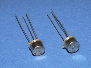RCA 40319 Transistor Pnp Gold Plated Vintage 2 Piece Iron - Picture 1 of 3