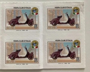 Italia 2024 francobollo Vespa Club d’Italia emissione congiunta con San Marino - Foto 1 di 1
