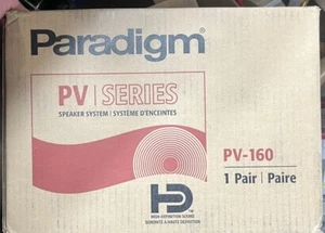 1 par) ¡NUEVO EN CAJA! Altavoces arquitectónicos de pared/techo Paradigm PV-160 - Imagen 1 de 8