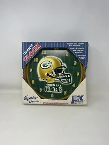 Vintage Green Bay Packers 12" Clock P&K Products Made in the USA - RARE! READ - Picture 1 of 13