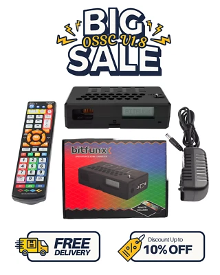 OSSC 1.8 Bitfunx Retroscaler – Ultimate Retro Gaming Upscaler! - Image 1 of 4