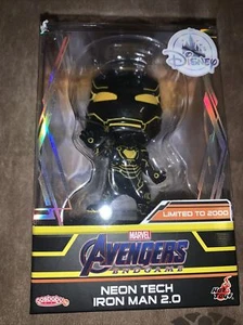 Iron Man Neon Tech 2.0 Cosbaby Disney D23 2019 Exclusive Limited 2000 NEW! - Picture 1 of 6