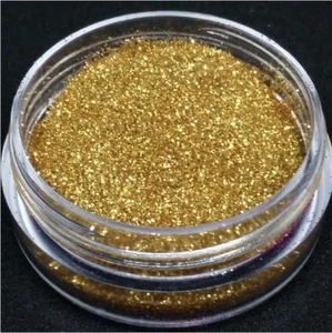 Biologisch abbaubarer Kosmetik Glitzer, 0,004 Hex, Gold, 200g - Bild 1 von 2