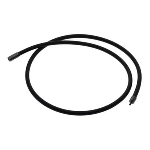 4mm black rubber cord necklace jewelry with snap closure 45/50/55 / 60cm - Picture 1 of 15