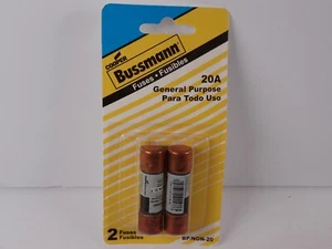 Cooper Bussmann 20 Amp Non Current Limiting Fuse Class H NON-20 BP/NON-20 - Picture 1 of 7
