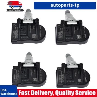 4x Tire Pressure Sensor For Mazda 2 3 5 6 CX-7 CX-9 MX-5 315MHz BBM237140B - Image 1 of 4