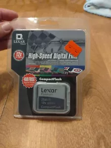 Lexar Media Platinum Compact Flash 256 MB Memory Card Brand New Digital - Picture 1 of 5