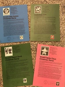 Lot 4 Erstausgabetag Blocks 1978-1979 Weihnachtsmotiv - Bild 1 von 5