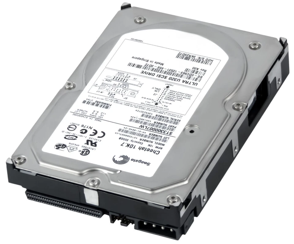 Hard Drive Dell 0DC963 DC963 ST3300007LW 300GB 10000U/Min 8MB SCSI 68-pin 3.5'' - Image 1 of 3