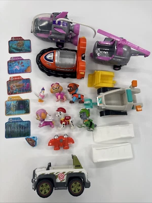 Patrulla Canina Rescate Marítimo Cachorros Figuras Vehículos Lote de 21 Extras Cachorro Almohadilla Tarjetas Juguetes Foto 1 de 4