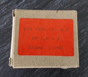 1x 2.000 St Cheese Head Screw With cross Recessed Z - Am 1,6 X 4 - din 7985 - Picture 1 of 3