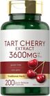 Tart Cherry 3600 mg 200 capsules, avec soutien articulaire antioxydant