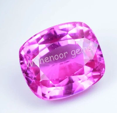 Natural Mogok Pink Ruby 22.30 Ct Cushion Certified Flawless Loose Gemstone - Image 1 of 4