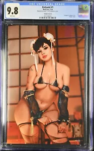 KATSUMI #1 KATSUMI TORI PHOTO COSPLAY VIRGIN CGC 9.8 POP 1 #'D /50 SUPER RARE - Bild 1 von 2