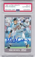 1991 Ultra Update Mike Mussina #U-4, PSA Authenic, PSA / DNA Cert