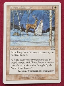 Magic The Gathering 6TH EDITION SERRA'S BLESSING white card MTG SIXTH - Picture 1 of 2