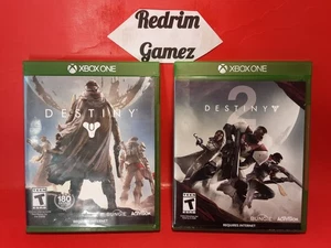 Destiny w/Destiny 2 Microsoft XBOX ONE Video Games Sci-Fi Bungie - Picture 1 of 3