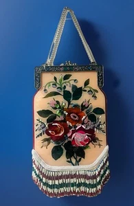 AMIA handbemalt Glas Blumen Wand Geldbörse Stil Perlen Kühlschrank Schmuck Sonnenfänger - Bild 1 von 8