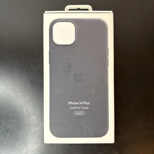 Funda de cuero Apple para Magsafe para iPhone 14 Plus - Medianoche - Nueva/Caja abierta - Imagen 1 de 3