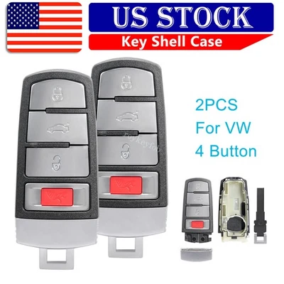 2 para 2006 2007 2008 2009 2010 2011 2012 VW Volkswagen Passat llavero carcasa Foto 1 de 4