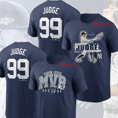 HOT - Aaron Judge New York Yankees 2025 American League MVP Name & Number Gift - Image 1 of 4