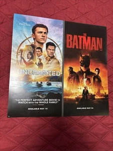 Batman / Uncharted Redbox Film Promo Poster 14x14 - Bild 1 von 3