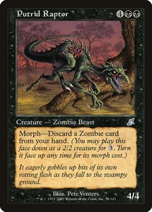 Magic MTG TCG Scourge 2003 Putrid Raptor 71/143 - Foto 1 di 1