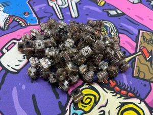 x85 Gateron Silent Black Ink v2 Linear Mechanical Switch Lubed and filmed - Afbeelding 1 van 1