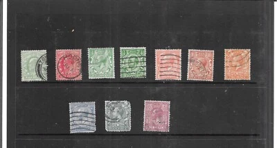 GREAT BRIAIN 1902-1912. KING GEORGE AND KING EDWARD. FINE USED . AS PER SCAN. - Image 1 of 3