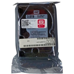 WD30EFRX-68EUZN0 3TB 3.5" WD Red SATA NAS NASware 3.0TB Hard Drive New Open Box - Afbeelding 1 van 5