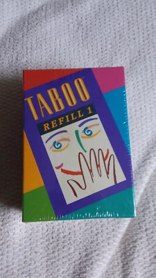 De colección 1990 Sellado Milton Bradley Taboo Repuesto 1 378 Juego de Cartas Expansión Nuevo de Lote Antiguo Foto 1 de 4