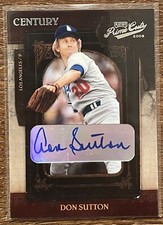 2008 Playoff Prime Cuts Century Don Sutton Auto Autograph /53 Los Angeles Dodger