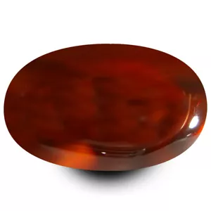 28,91 ct ovaler Cabochon super top malerische Muster gebänderte Achat Kristalle - Bild 1 von 1