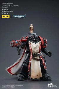 JOYTOY Warhammer 40k Black Templars Primaris Sword Brethren Eberwulf 1/18 Figure - Picture 1 of 7