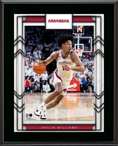 Jaylin Williams Arkansas Razorbacks 10.5" x 13" Player Plaque Cover