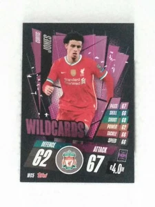 2020-21 Topps Match Attax Wildcards Curtis Jones Liverpool - Picture 1 of 2