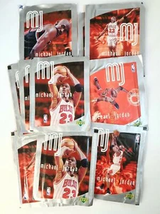 1998 Upper Deck Michael Jordan STICKERS Lot of 10 Packs - Factory Sealed - Picture 1 of 2