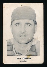 1957 Seattle Popcorn (PCL) -RAY ORTEIG (Seattle Rainiers) -1947-1958 in PCL