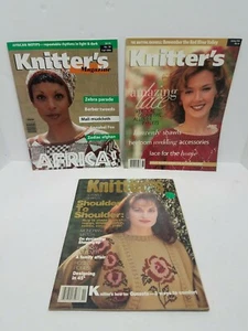 Vintage Knitters Magazine 1990s Lot of 3 KNITTER'S - Picture 1 of 6