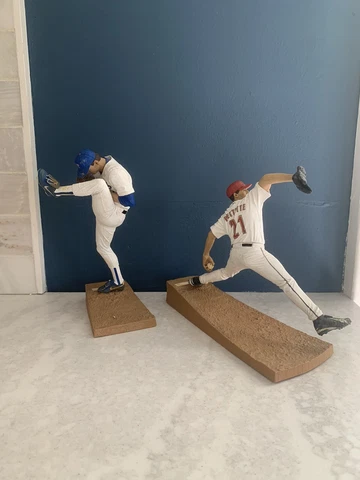 Nolan Ryan McFarlane Action Figure and Andy petite - Cooperstown Action Figures Cover
