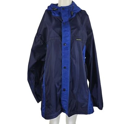Stearns Dry Wear Packable Sealed Seams Hooded Rain Jacket Blue 2XL - Image 1 of 4