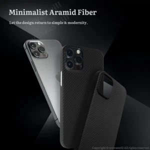 100% Ultra Slim Genuine 600D Aramid Fiber Case for iPhone - Picture 1 of 14