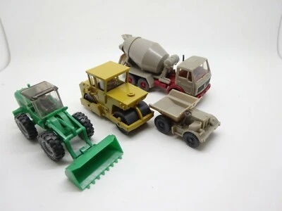 Wiking Lot De 4 Véhicules De Construction (SCHUB11) - Photo 1/2