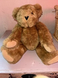 Vintage Vermont Teddy Bear Company USA 16"  Tan Movable Limbs LIFETIME Guar. - Picture 1 of 5