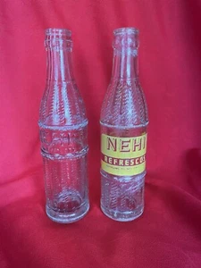 2 NEHI Sodaflaschen Refrescos Panama & Columbus GA Vintage Sammlerstücke - Bild 1 von 5
