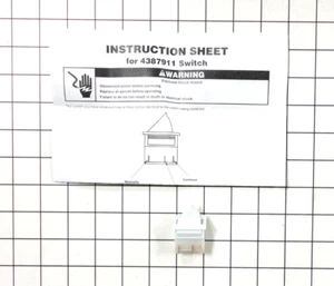 ✅OEM Whirlpool 4387911 Trash Compactor Switch WP4387911 AP6009321 PS11742478 - Picture 1 of 2